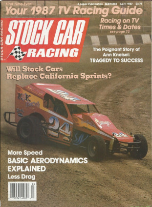 STOCK CAR RACING 1987 APR - Sauter, Van Houten, Simko